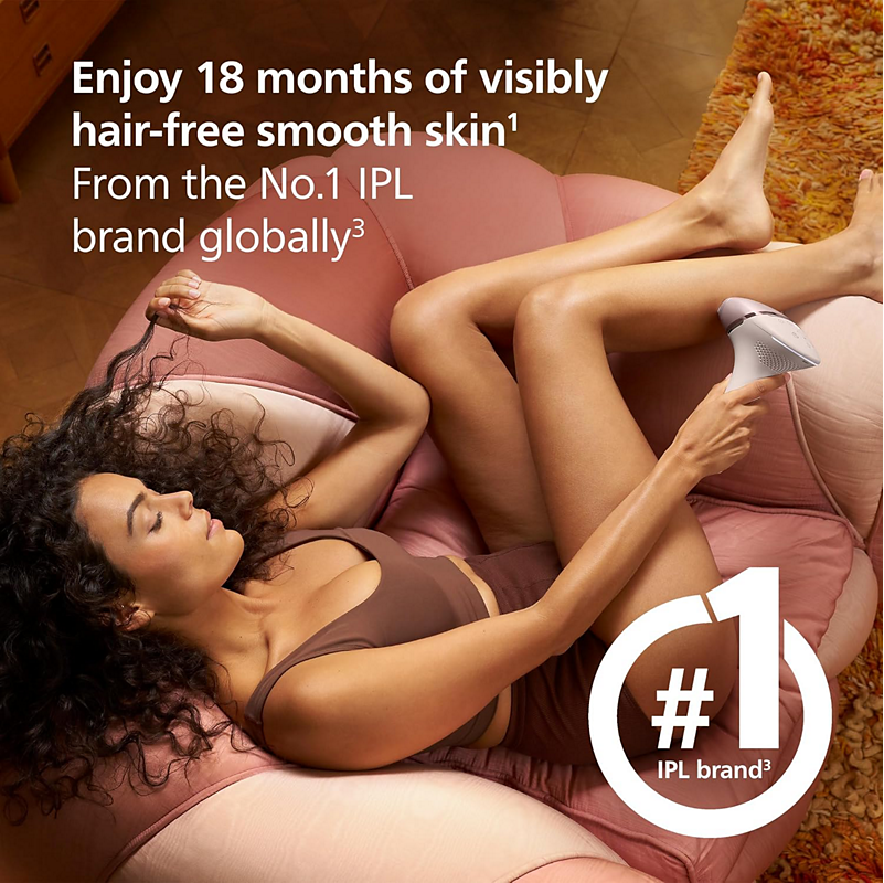 Philips Lumea IPL 9900 Series
IPL hair removal device with SenseIQ for face & body