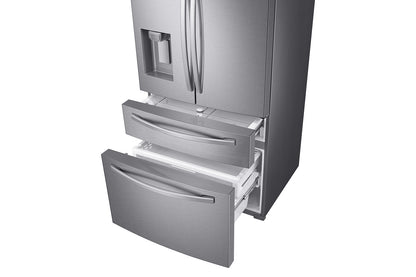 Samsung 4-Door French Door Refrigerator with FlexZone™ Drawer in Stainless Steel