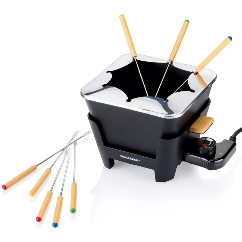 SilverCrest Bamboo Fondue Machine 1.5L – 1000W