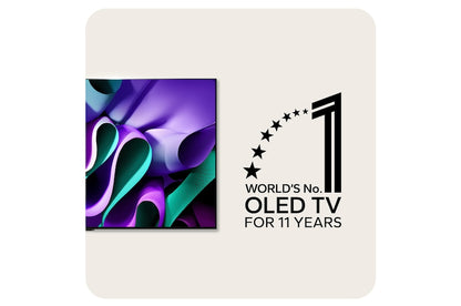 65 inch LG OLED evo AI M4 with 4K 144Hz