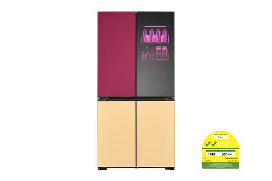 LG 527L InstaView® Fridge with MoodUP™ LED Colour Panels