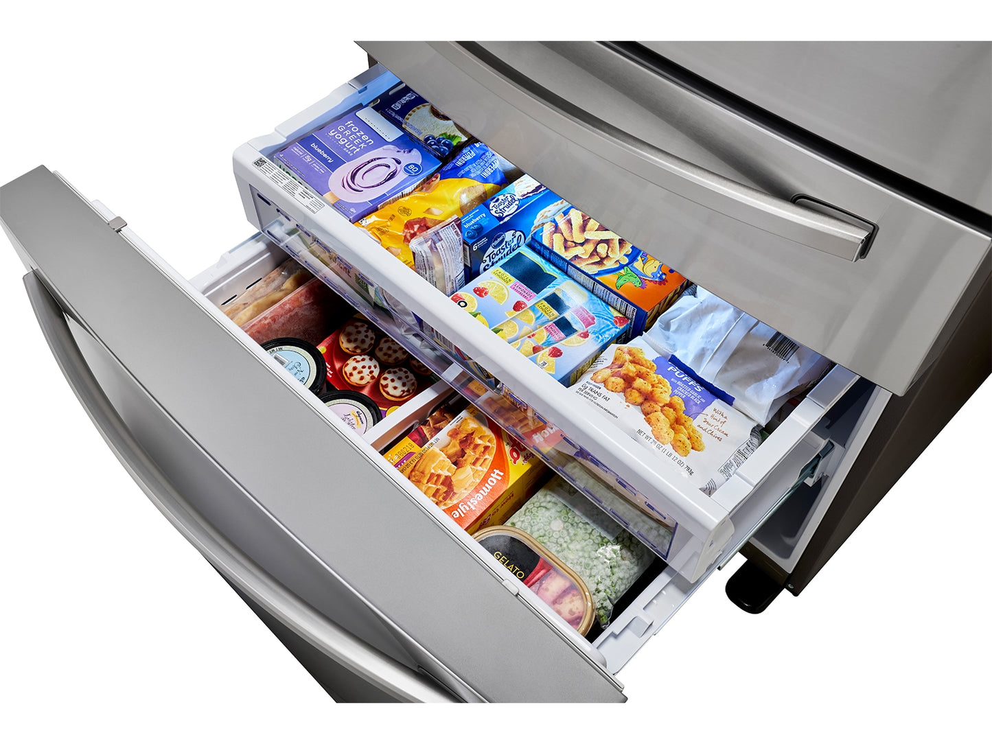 Samsung 4-Door French Door Refrigerator with FlexZone™ Drawer in Stainless Steel