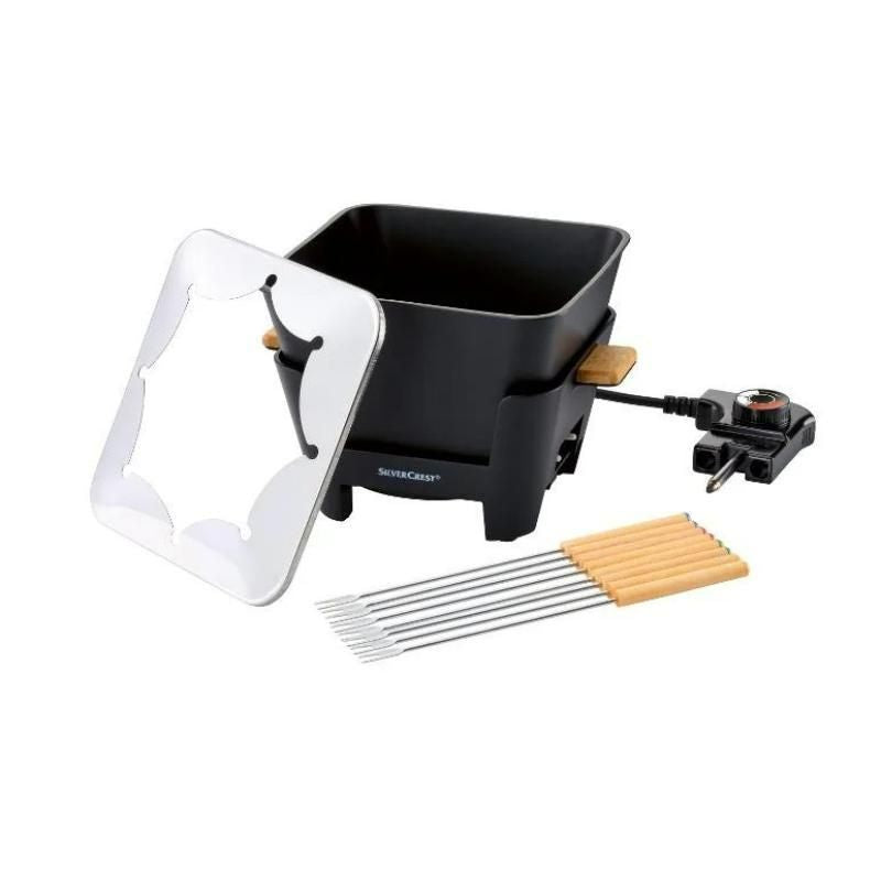SilverCrest Bamboo Fondue Machine 1.5L – 1000W
