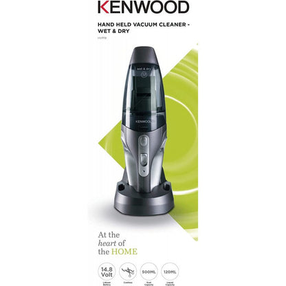 Kenwood Handy Vacuum Rechargeable 14.8V W&D Silver