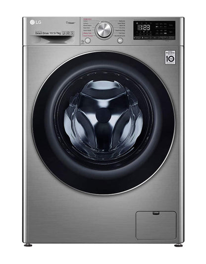 LG 10.5kg/7Kg | Front Load Washer/Dryer | AI DD™ | Steam™ | ThinQ™