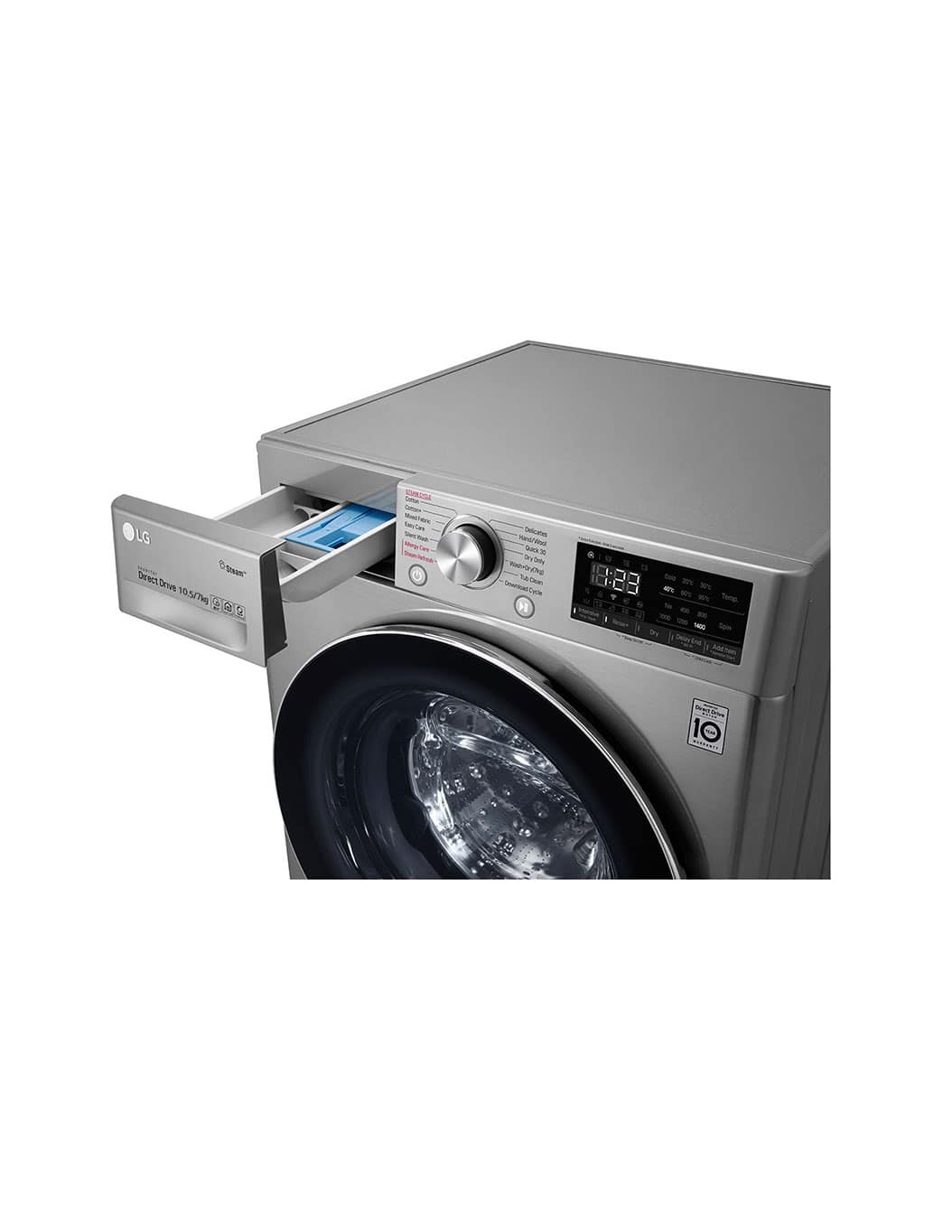 LG 10.5kg/7Kg | Front Load Washer/Dryer | AI DD™ | Steam™ | ThinQ™