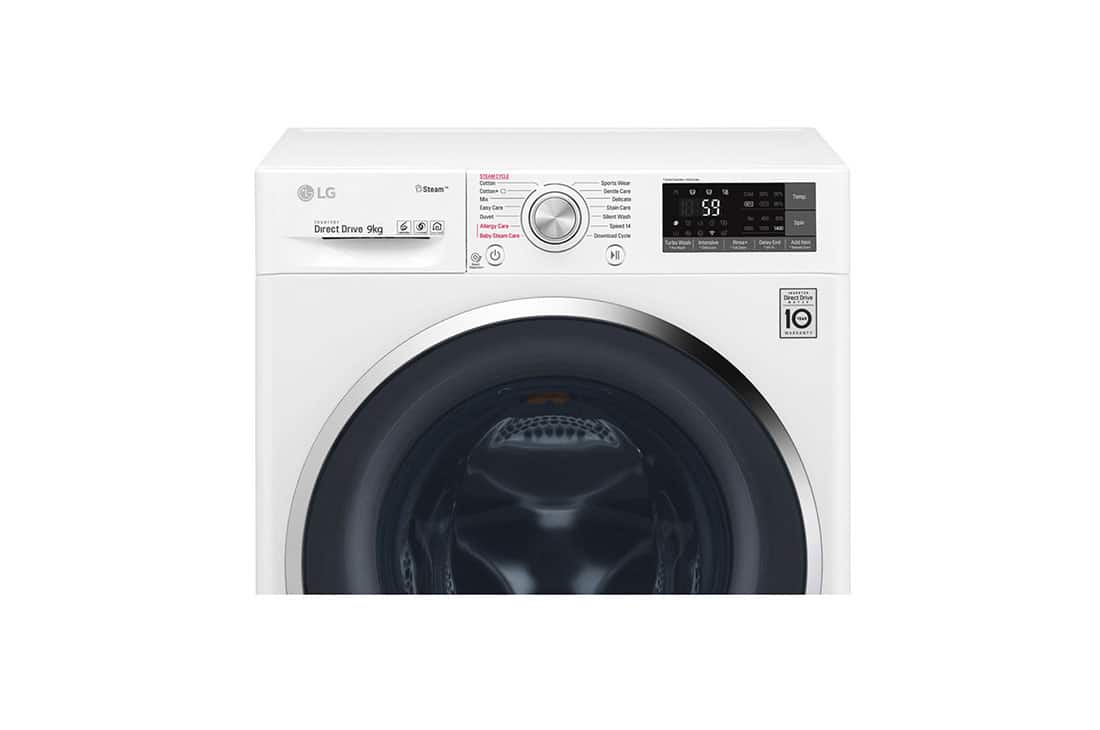 LG 9/6kg front-load washer-dryer combo F4J6VGP2W
