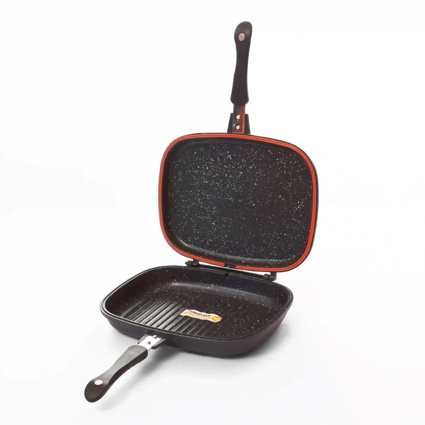 Muller kitchen Die-Cast Aluminum Double Grill Pan – 32cm