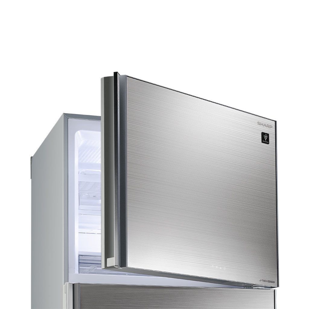 SHARP Refrigerator Inverter No Frost 538 Liter Silver SJ-GV69G-SL