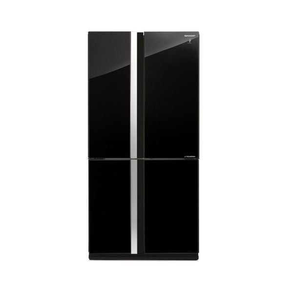SHARP Refrigerator Inverter Digital No Frost 605 Liter Black SJ-FS87V-BK5/bk3