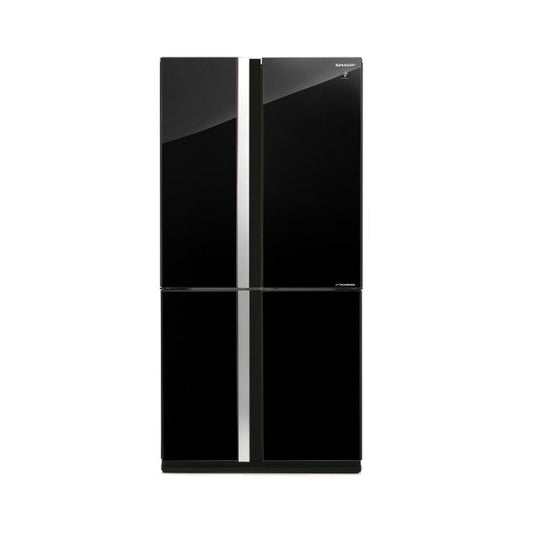 SHARP Refrigerator Inverter Digital No Frost 605 Liter Black SJ-FS87V-BK5/bk3