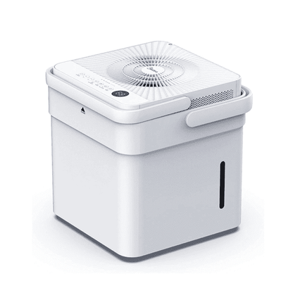 Midea MD20DM 20L Dehumidifier Cube 52m² Portable Air Moisture Remover with Continuous Drain & Digital Contro