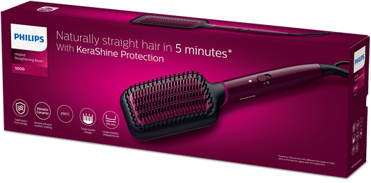 Philips 5000
Heated straightening brush